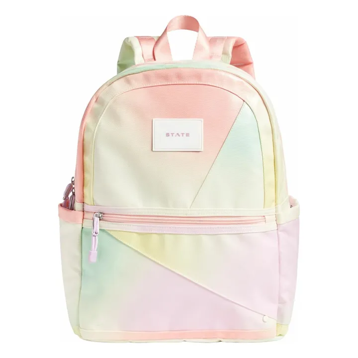 Sac à Dos Kane Deux Poches Tie Dye Patchwork | Vert Menthe- Image produit n°0