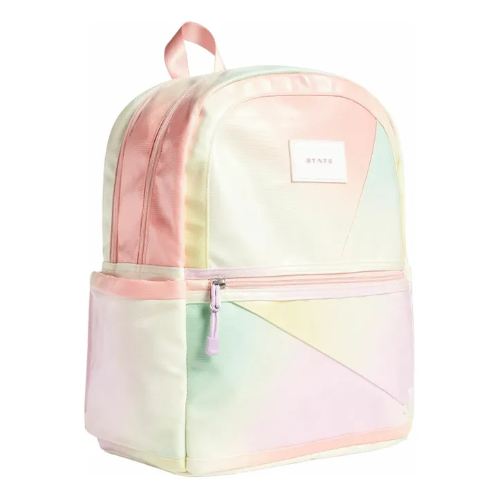 Sac à Dos Kane Deux Poches Tie Dye Patchwork | Vert Menthe- Image produit n°1