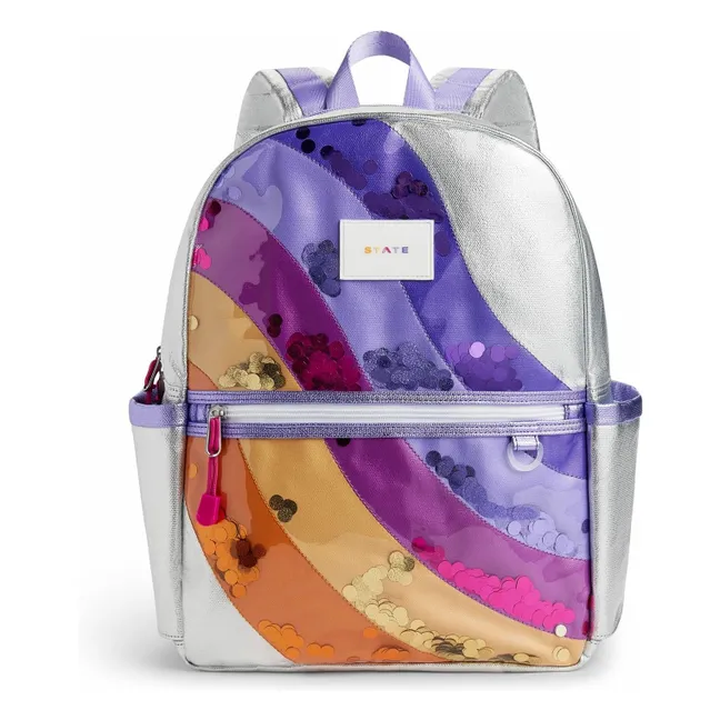 Kane Sequin Wave Rucksack | Grau