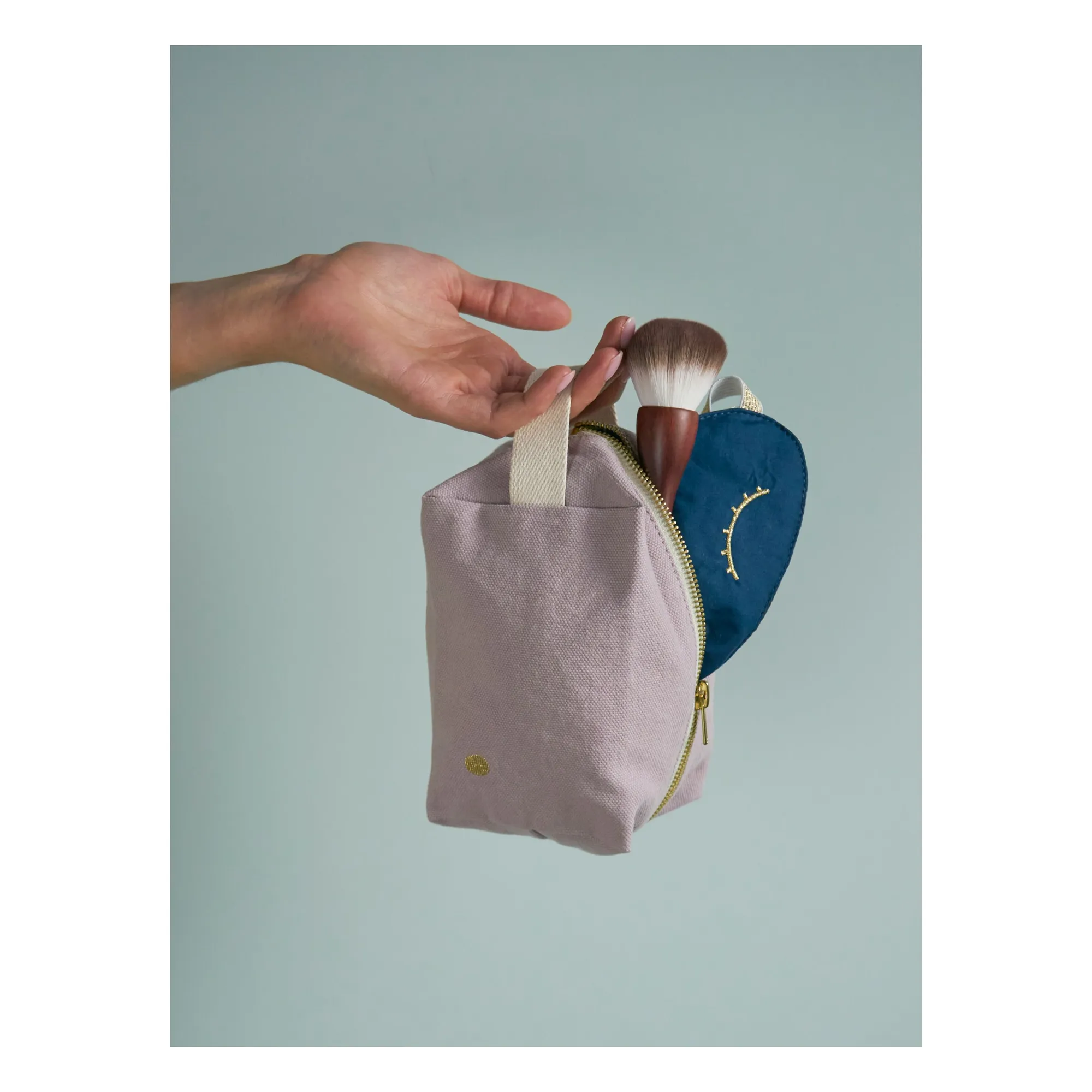 Trousse de toilette Cube Iona | 	Lilas- Image produit n°1