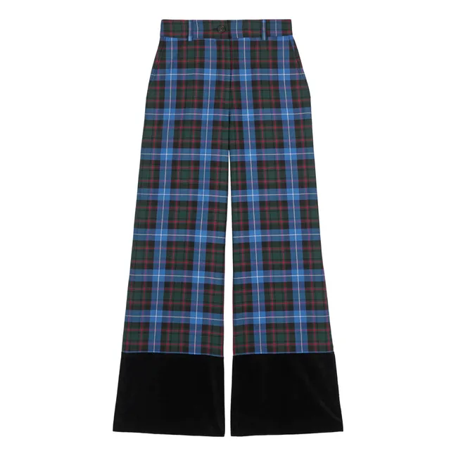 Pantalones Romeo Carreaux | Azul