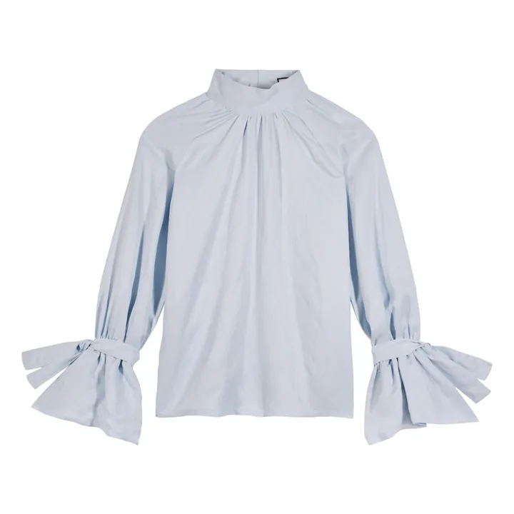 Blusa de fibra reciclada Bosco | Azul Cielo- Imagen del producto n°0