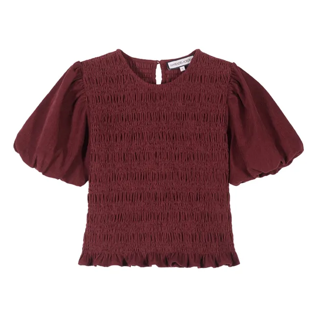 Blouse Baila Velours Côtelé | Bordeaux