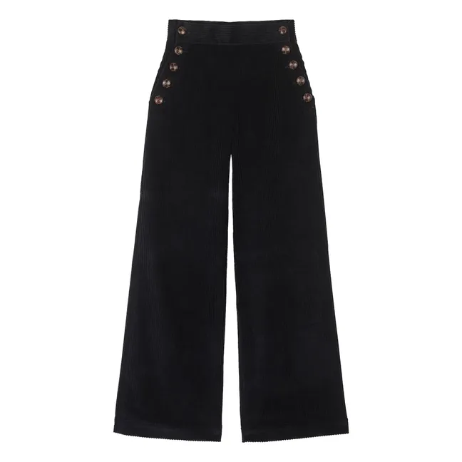 Pablo Corduroy Pants | Black