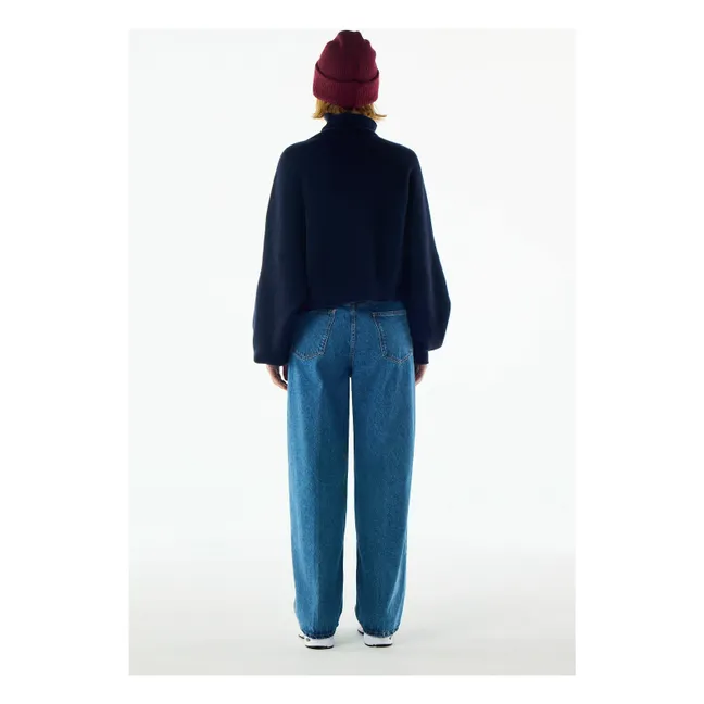 Pull Andy Laine Mérinos | Bleu marine