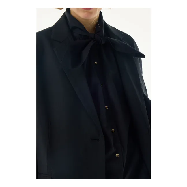 Blouse Tom Popeline de Coton | Noir