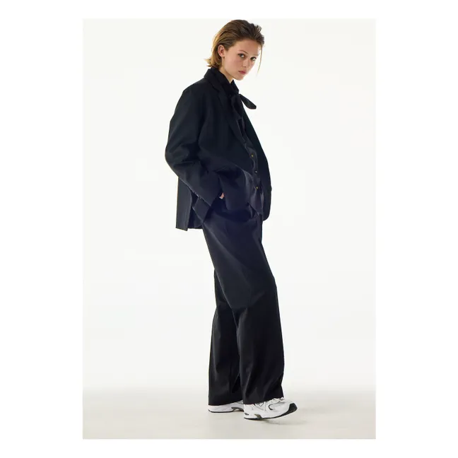 Blouse Tom Popeline de Coton | Noir