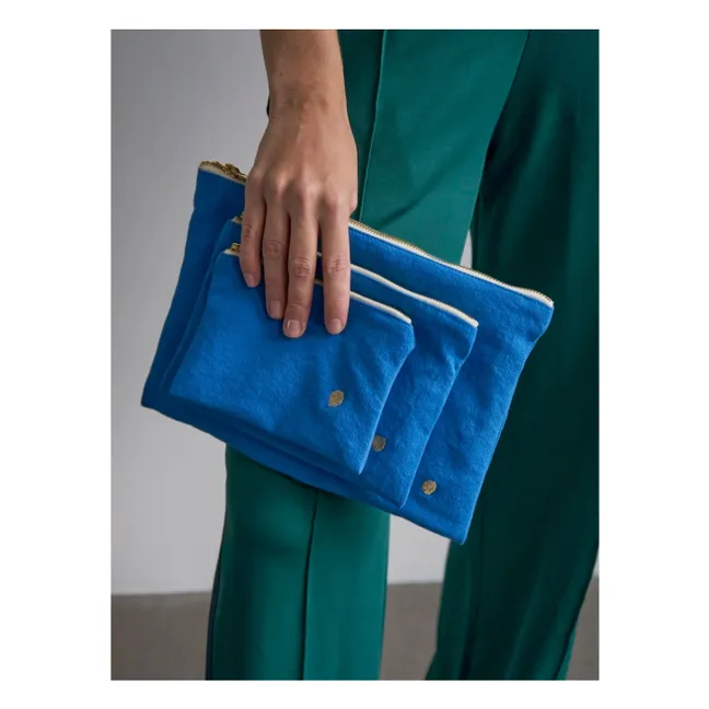 Iona clutch bag | Electric blue