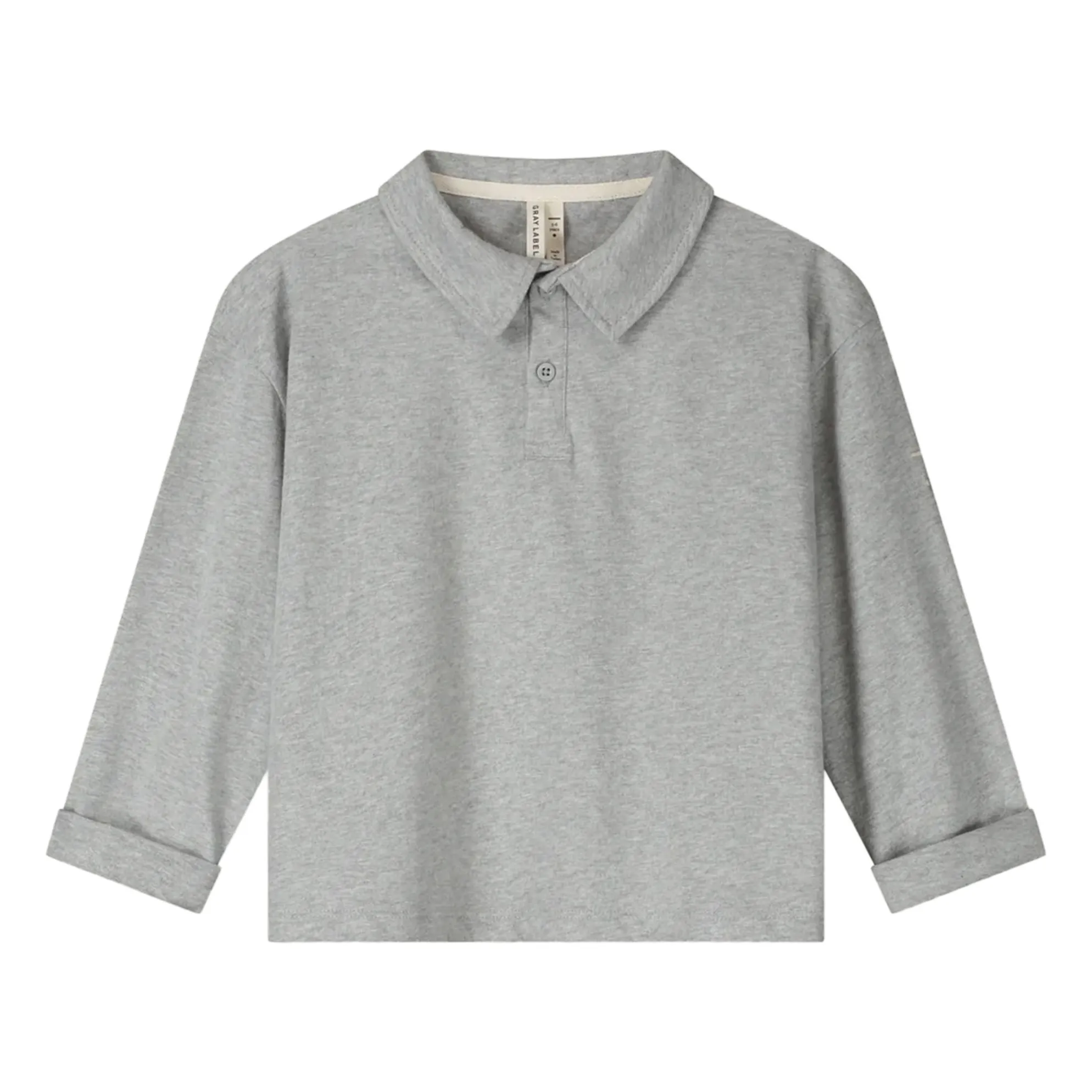 Gray Label Grey Organic Cotton Polo Shirt