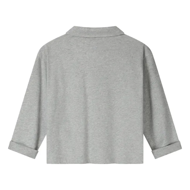 Polo de algodón ecológico | Gris