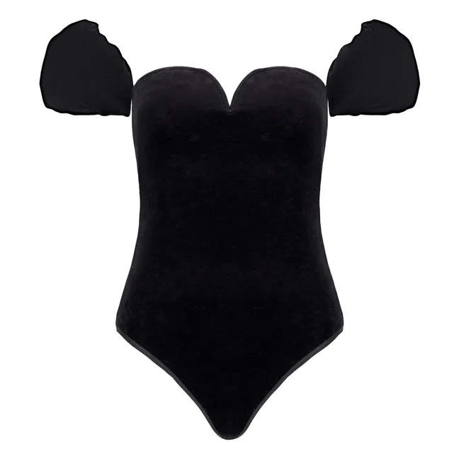 Body Diana Velours | Noir