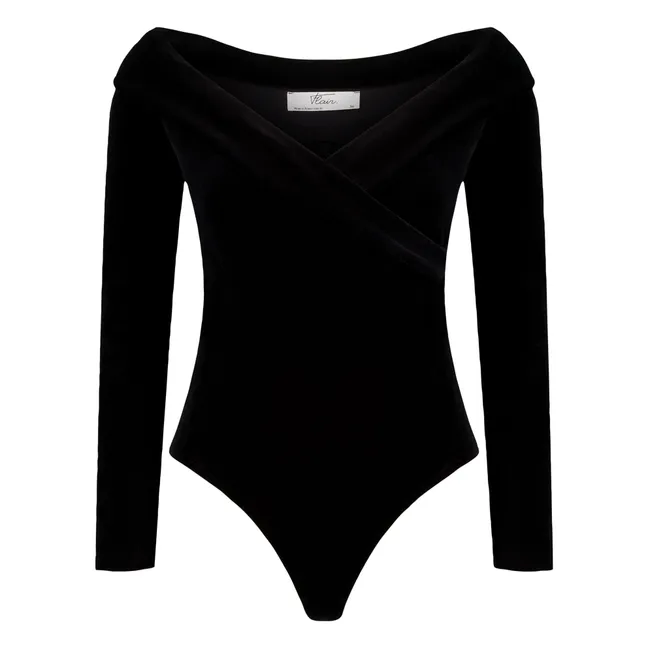 Gabrielle Body in velluto | Nero