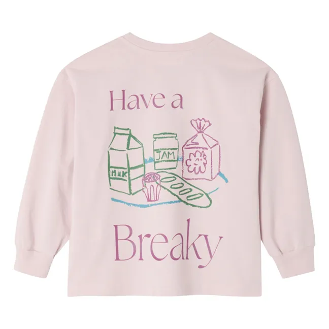 T-shirt Manches Longues Fizvalley Have A Breaky | Rose