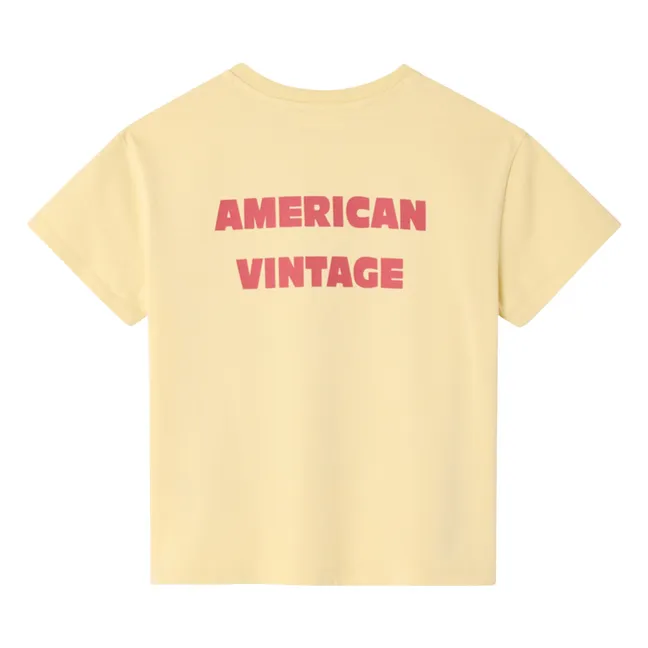 T-shirt Fizvalley Have A Breaky | Jaune pâle