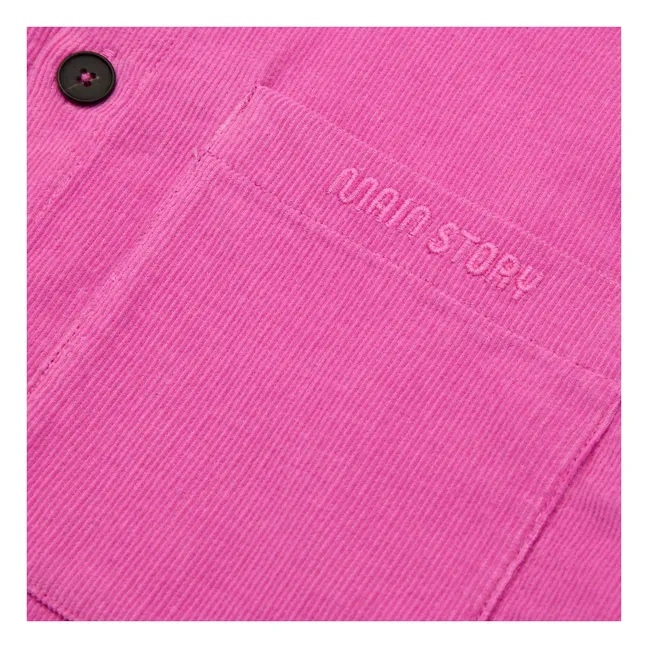 Camisa de pana de algodón orgánico | Rosa