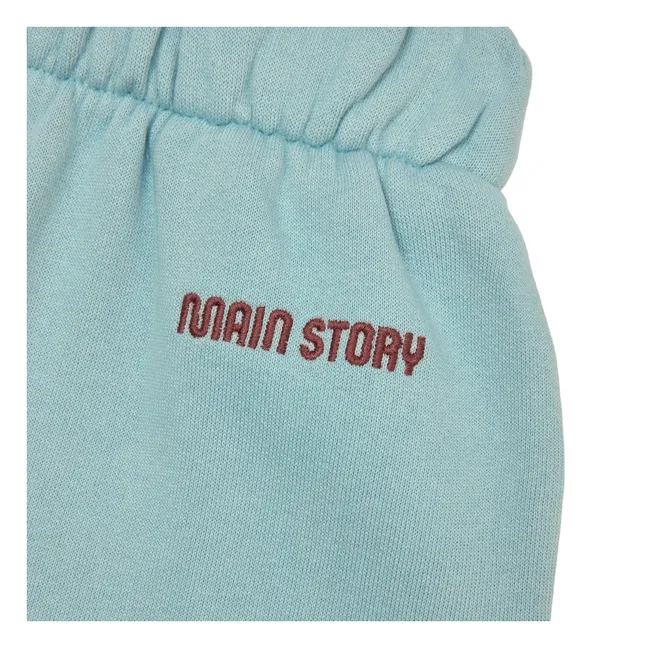 Jogger globo Algodón orgánico | Azul Claro