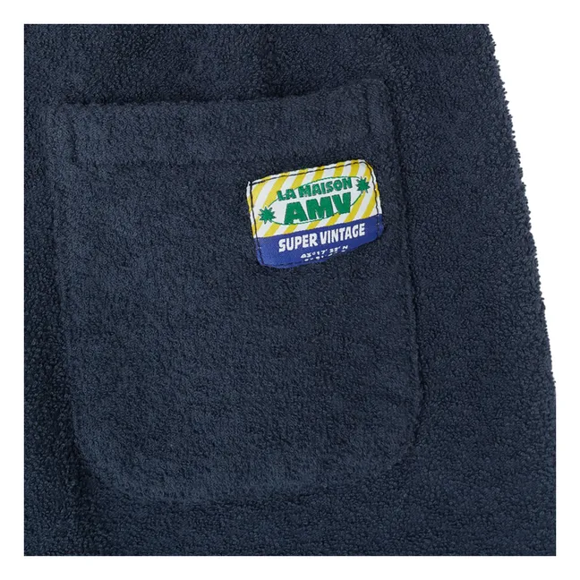 Bobyshark Organic Terry Shorts | Navy blue