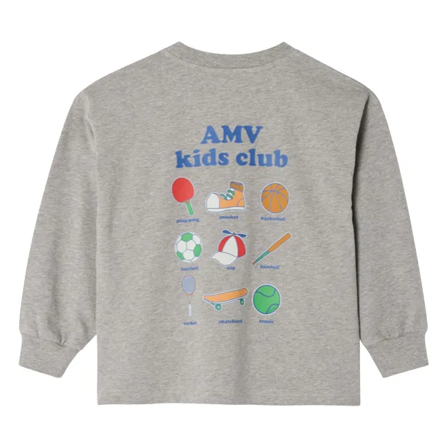 Fizvalley Games Long Sleeve T-Shirt | Heather grey