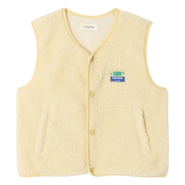 Hoktown Sleeveless Jacket | Ecru