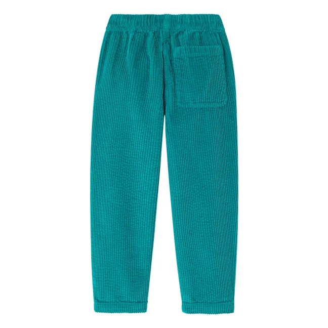 Pantalon Velours Côtelé Padow Coton Bio | Vert