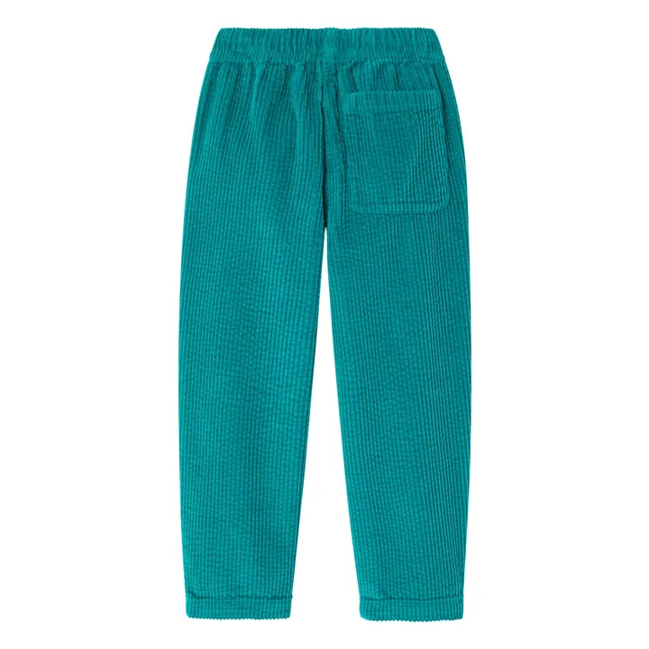 Pantalones de pana de algodón orgánico Padow | Verde- Imagen del producto n°2