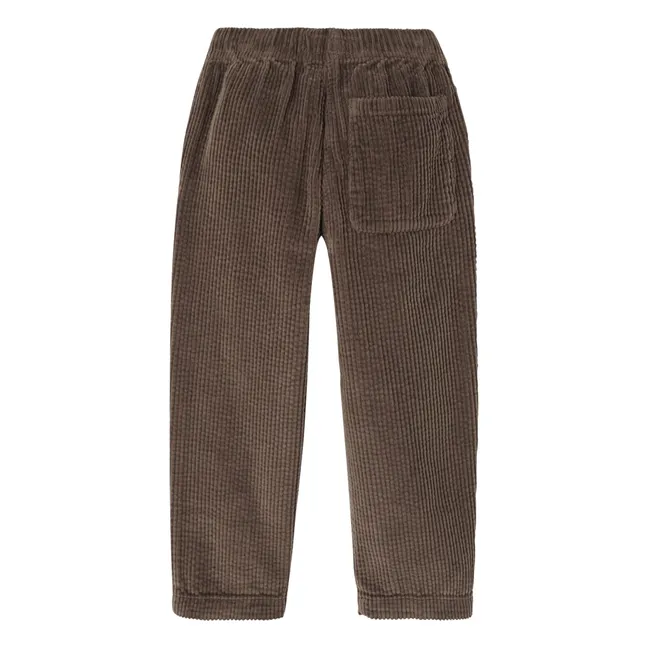 Pantalon Velours Côtelé Padow Coton Bio | Marron