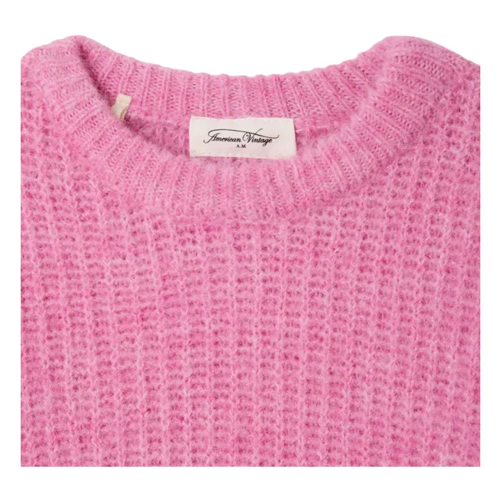 Pull East Alpaga | Rose- Image produit n°1