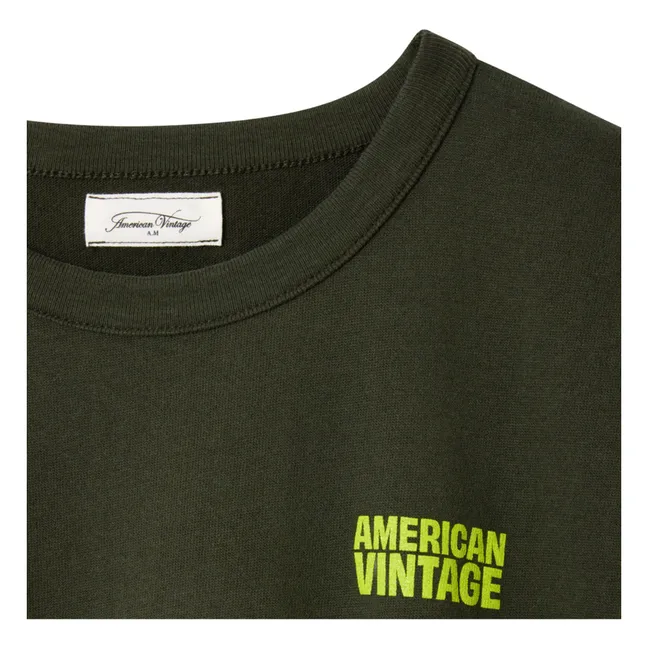 Camiseta holgada Ykobow | Verde Kaki