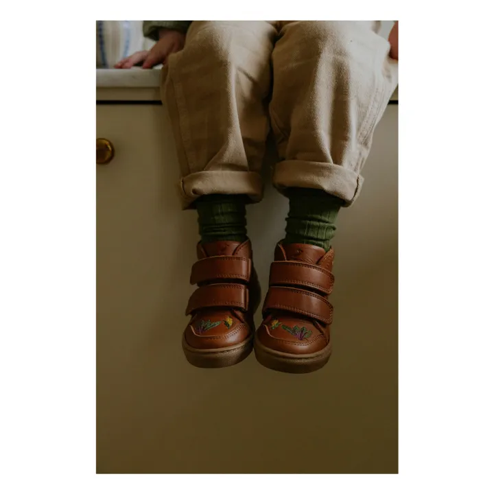 Fall Harvest Scratch Sneakers - Uniqua Collection | Cognac- Product image n°4