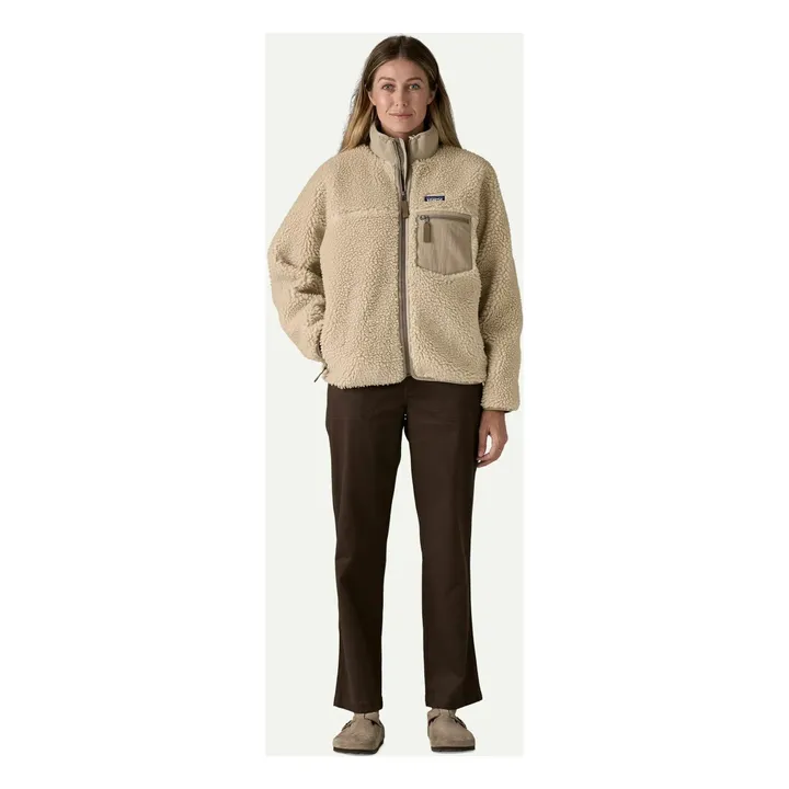 Chaqueta de forro polar Classic Retro-X Cycling | Beige- Imagen del producto n°2
