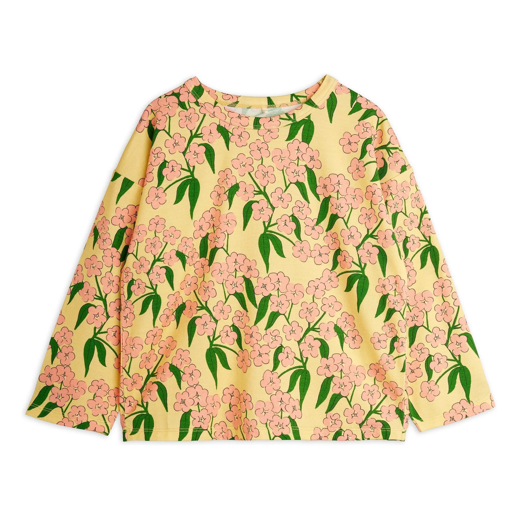 Mini Rodini Yellow Alpine Flower T-Shirt
