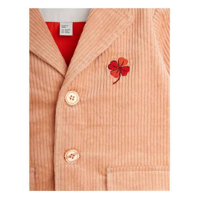 Veste Clover Velours Côtelé | Saumon