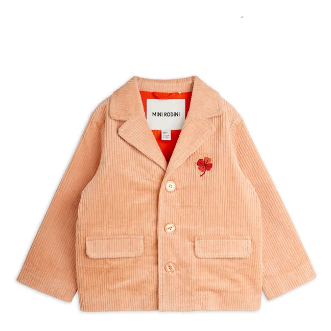 Veste Clover Velours Côtelé | Saumon