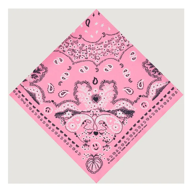 Petit Bandana Soie | Rose