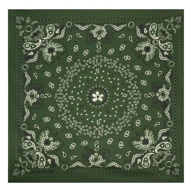 Bandana di seta piccola | Verde