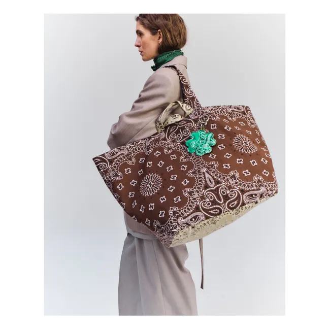 Borsa Maxi Basket | Marrone