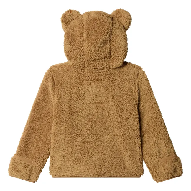 Veste Façon Sherpa Campshire F/Z | Beige