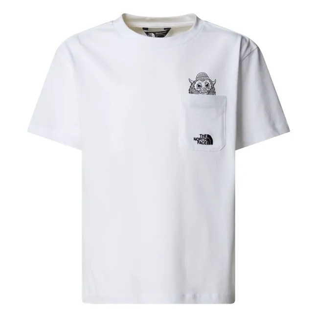 Sports Oversized Pocket T-shirt  | White