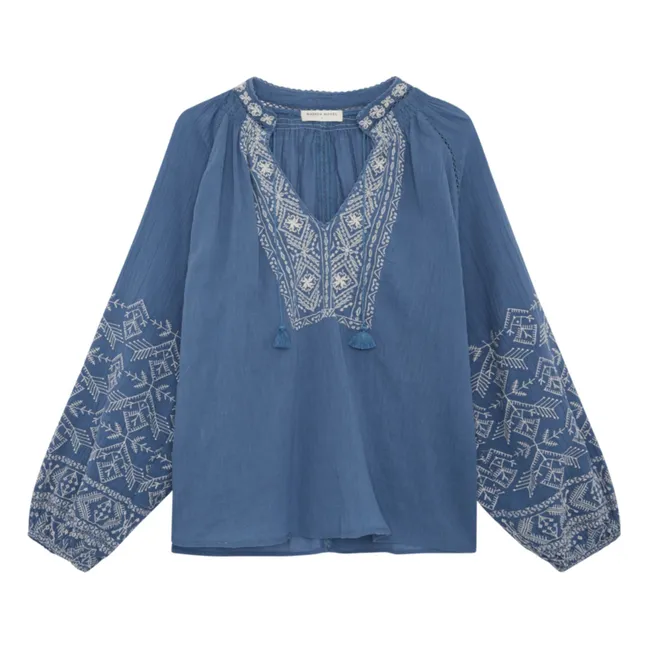 Sandrine blouse | Blue