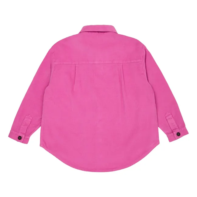 Camisa de pana de algodón orgánico | Rosa