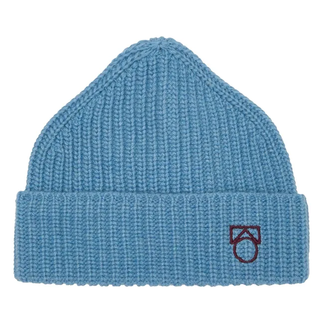 Bonnet Logo Laine | Bleu