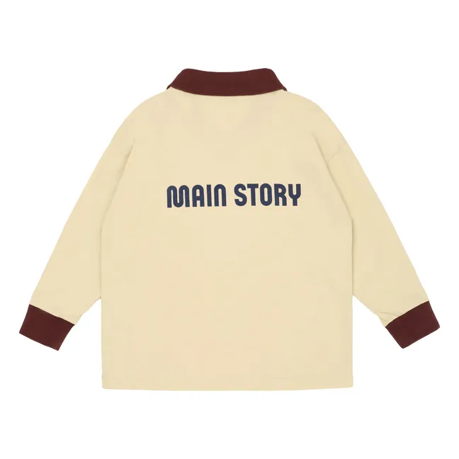 T-shirt Athletic Coton Bio | Beige