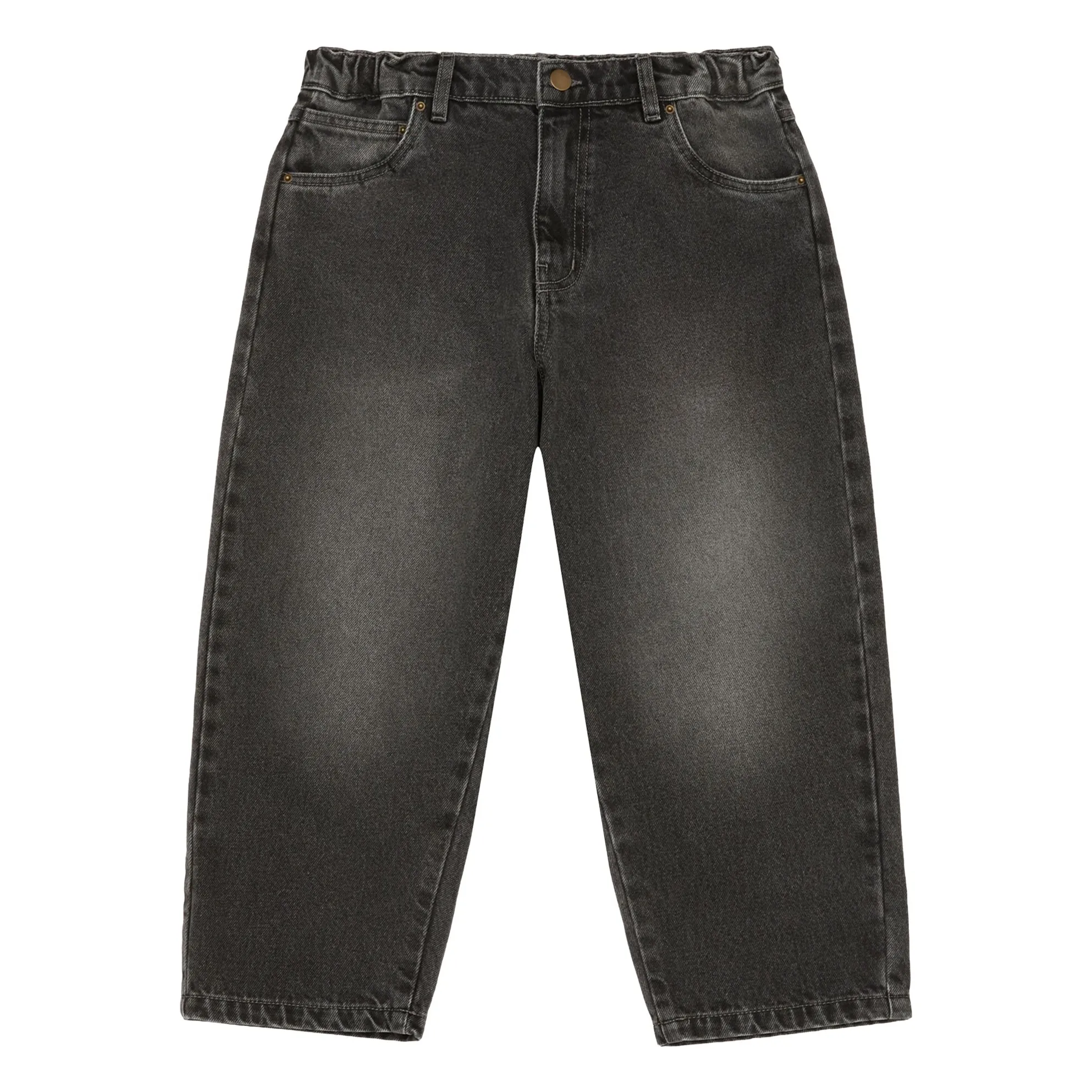 Main Story Black Organic Cotton Baggy Jeans