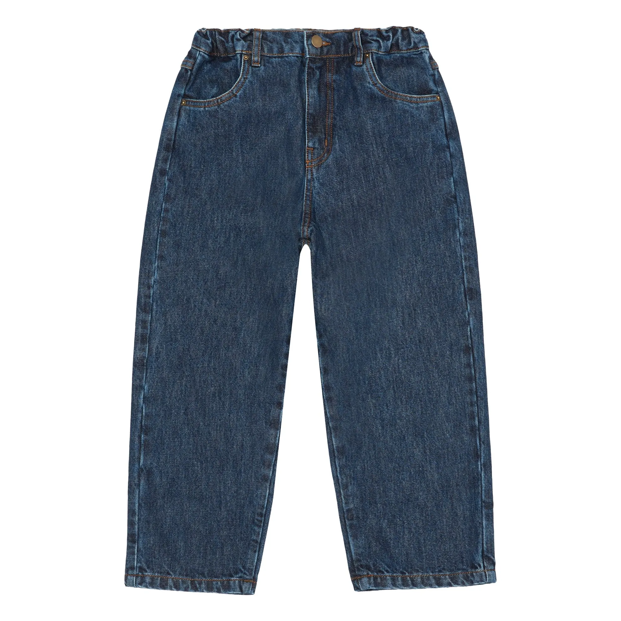 Main Story Dark Blue Straight Jeans Organic Cotton