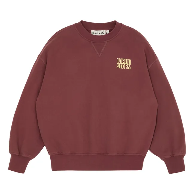 Sweat Crew Coton Bio | Bordeaux