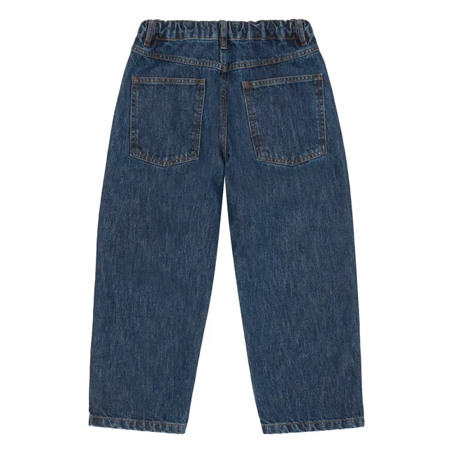 Jeans Straight Bio-Baumwolle | Dunkelblau