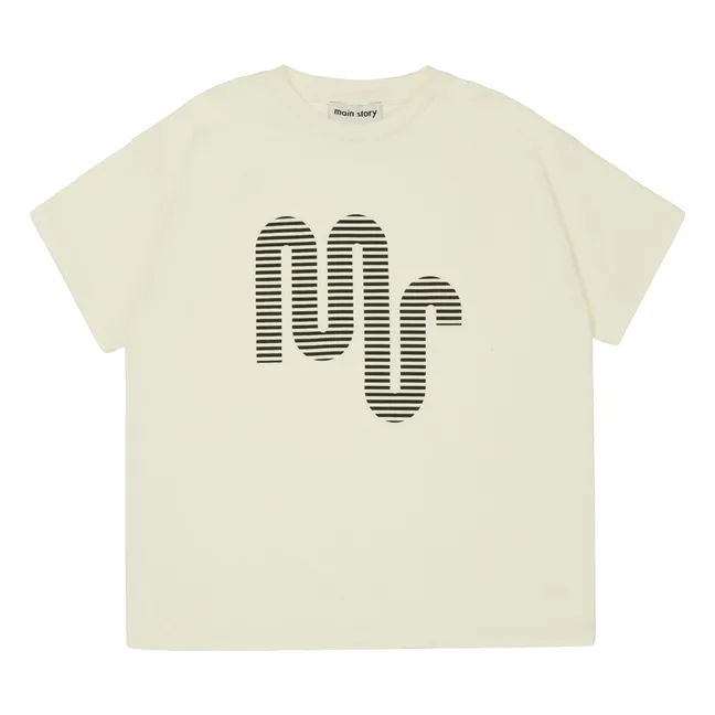 Camiseta de algodón ecológico | Beige