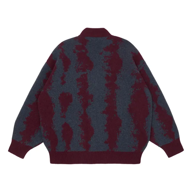 Cardigan Laine | Bordeaux