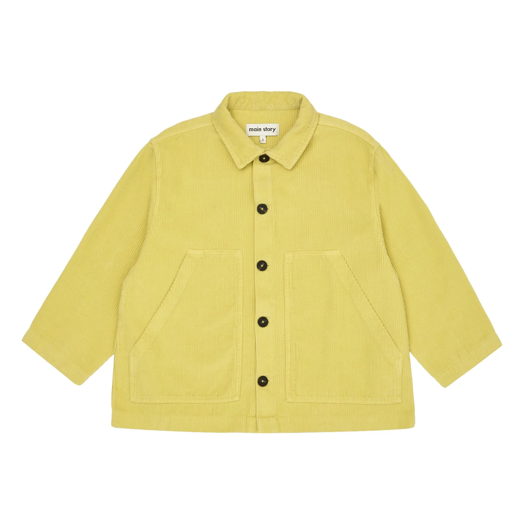 Main Story Yellow Organic Cotton Corduroy Overshirt