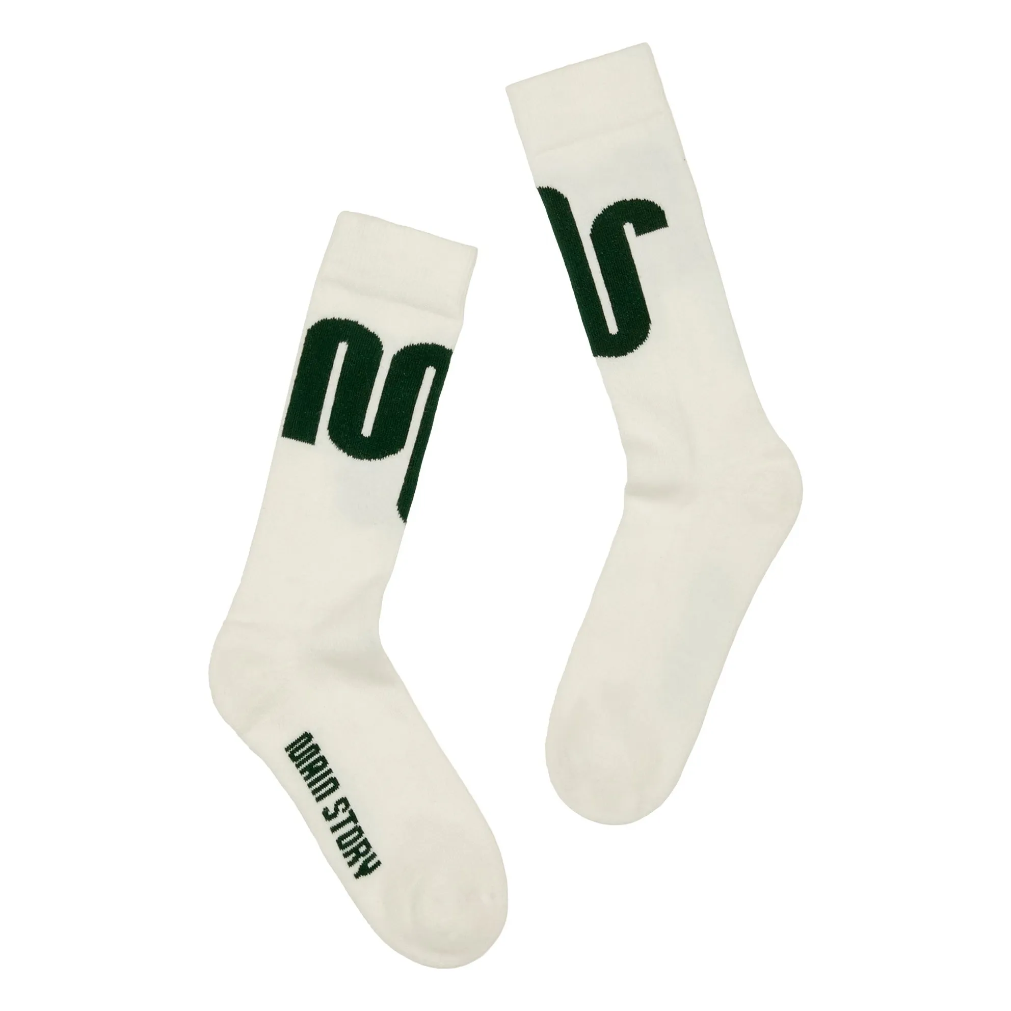 Main Story White Organic Cotton Socks